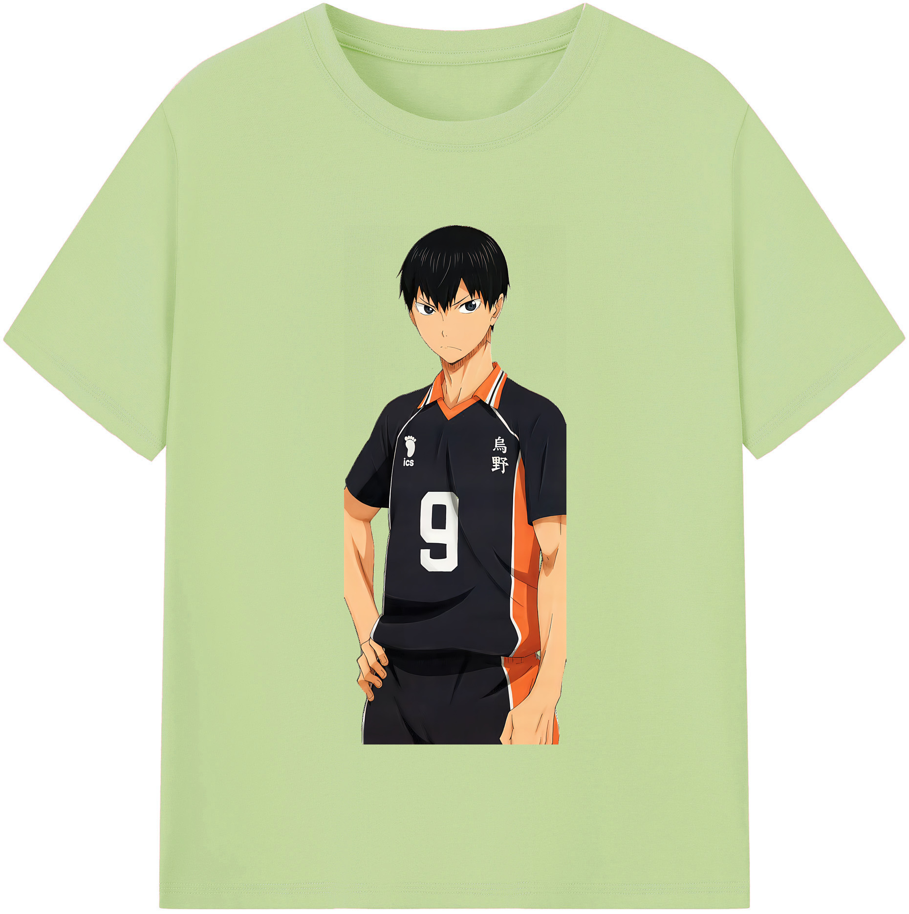 （画像用） ハイキュー!! Haikyu!! 綿100％半袖Tシャツ（フロントプリント）